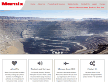 Tablet Screenshot of marnix.com.sg